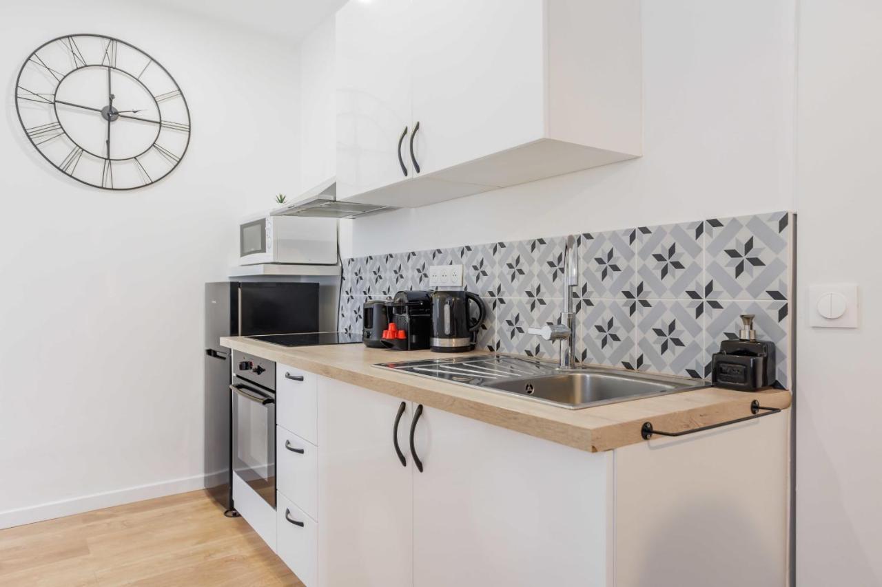Modern Apartment - 2Br-6P - Republique Párizs Kültér fotó